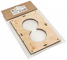 Шаблон для подрозетников EKF Expert на 2 отверстия 72мм картинка 